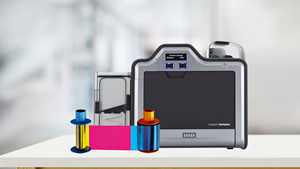 HDP5000 for FARGO Retransfer Dual Side ID Card <b>Printer</b> 300 Dpi High Resolution Secure PVC Card Printing Machine <b>USB</b> Interface - Product Image 3