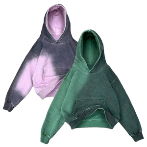 Nueva Llegada, Sudadera con Capucha para Hombre, Estilo Desgastado, Calidad Premium, 100% Algodón, Ropa Casual, Diseño Transpirable con Patrón Sólido Bordado, para Adultos - Product Image 4
