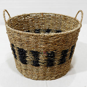 Artex Dong Thap Factory's Eco-Friendly Handmade <b>Storage</b> Organizer Natural Water Hyacinth Seagrass <b>Rattan</b> <b>Baskets</b> - Product Image 2
