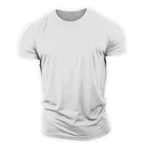 Camiseta Deportiva Personalizada al por Mayor para Hombre, Tejida en Poliéster/Algodón, Transpirable, con Logotipo Personalizado, Corte Holgado - Product Image 3