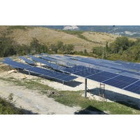 Système de suivi solaire intelligent à entraînement d'orientation mono-axe 1 MW avec kit de suivi et support de montage de panneau solaire à commande IA pour le suivi du soleil