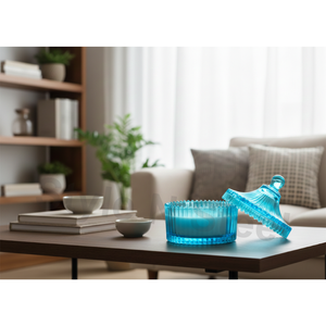 Bougie artistique en pot en forme de château, faite à la main en cire de soja, parfumée pour le Nouvel An chinois, Noël, Pâques, la Saint-Valentin, Diwali et autres fêtes - Product Image 1