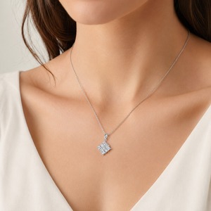 Vente flash : magnifique pendentif en moissanite avec un éclat brillant et un design de collier élégant, disponible au meilleur prix - Product Image 3