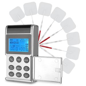 Elettrostimolatore Digitale TENS a 4 Canali Ricaricabile, 48 Modalità, 20 Livelli di Intensità, 8 Elettrodi, Timer per Stimolatore Muscolare Massaggiatore Collo Spalle - Product Image 2