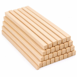 Custom Solid Wood Square Dowels Smooth Hardwood Sticks for Furniture Components and DIY <b>Craft</b> Projects - Product Image 1