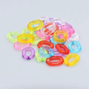 Cadena de cuentas de resina de cristal con baño de platino, joyería de Abdul Rahman Enterprises - Product Image 1