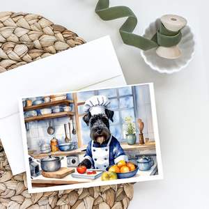 Lunatique Kerry Blue Terrier le Chef A7 Cartes de Voeux Pack de 8 Cartes de Note Vierges avec Enveloppes Taille 5x7 - Product Image 2