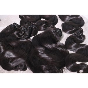 Cheveux humains vierges vietnamiens naturels noirs, ondulés, soyeux, brillants, double épaisseur, sans couture, rebondissants, à clipser, toutes couleurs - Product Image 5
