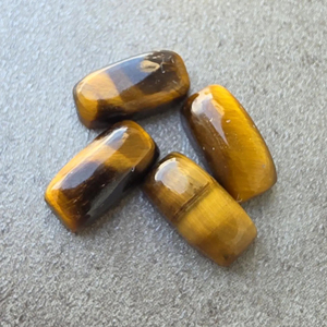 Natural Tiger Eye Cabochon Big Rectangle <b>Cushion</b> Shape Flat <b>Back</b> Calibrated Gemstone - Product Image 4