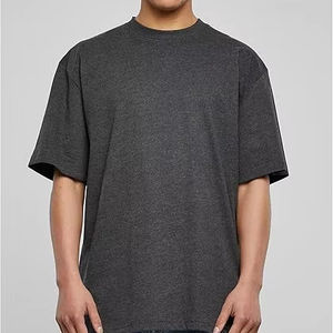 Camiseta de Hombre de Corte Regular, Alta Calidad, 180 GSM, Tejido Sólido, Estilo Urbano, Manga Regular, Frente Personalizado, 100% Algodón - Product Image 1