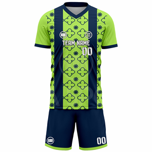 ชุดเครื่องแบบฟุตบอลมืออาชีพกางเกงขาสั้นเสื้อกีฬาพิมพ์ลายระบายอากาศได้ดีชุดทีมผู้ผลิตจำนวนมาก - Product Image 2