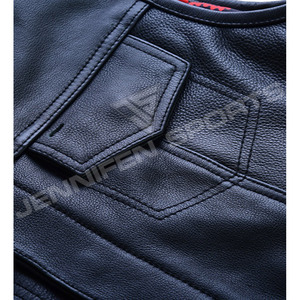 Chaqueta de Cuero para Motocicleta Estilo Vintage Casual de Invierno para Hombre, Talla Grande, Transpirable, Resistente al Viento, con Forro de Bandana - Product Image 3