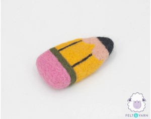 <b>Wool</b> Pencil Education Play, Back To School <b>Craft</b> For Garland: Fair Trade 100% <b>Wool</b> and Handmade - Product Image 2