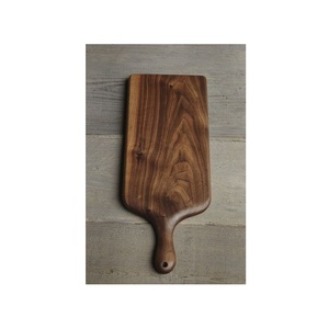 Planche à découper en bois naturel faite à la main, planche de cuisine solide, planche de service rustique avec finition artisanale - Product Image 4