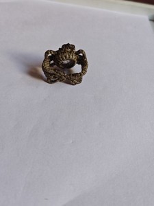 Handmade Macrame <b>Ring</b> with Clear Crystal Stone Boho Gold Knotted <b>Adjustable</b> <b>Ring</b> for Women - Product Image 3