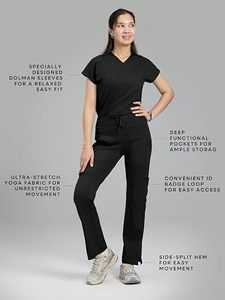 ชุดสครับผ้าโพลีเอสเตอร์เนื้อละเอียดสำหรับโรงพยาบาลแบบ unisex พร้อมระบบตรวจจับเข็ม - Product Image 6