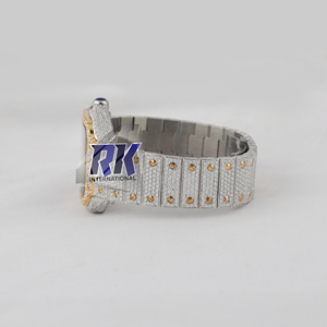 Montre de luxe Hip Hop Iced Out avec testeur de diamants, qualité supérieure VVS Moissanite, ODM - Product Image 2