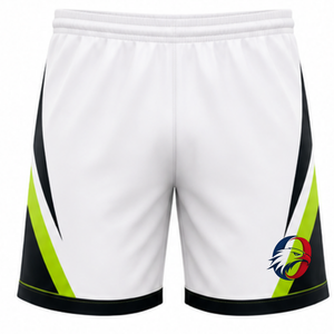 Pantalones Cortos de Voleibol Blancos y Verdes, Ropa Deportiva de Alto Rendimiento, Uniforme de Competición para Equipos, Ropa de Entrenamiento con Diseño Lateral en Contraste - Product Image 1
