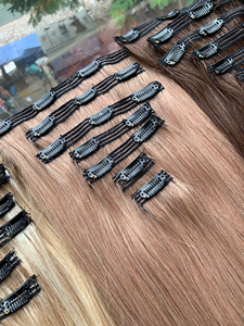 Cabello Natural Virgen con Clip, Color Natural, Alta Calidad, 100% Humano Real, Super Double Drawn, de un Solo Donante, Vietnamita, Marca NASA, Precio de Fábrica - Product Image 5