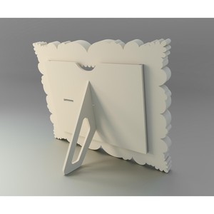 Ornate Rectangular Wooden Photo <b>Frame</b> Tabletop Horizontal Orientation - Product Image 2