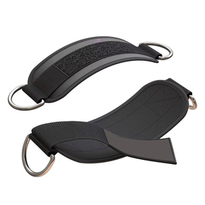 สายรัดข้อเท้าสำหรับออกกำลังกายแบบปรับได้ คุณภาพสูง ผลิตตามสั่ง ขายส่ง ทำจากนีโอพรีน ทนทาน บุแผ่นรองรับน้ำหนัก สำหรับเครื่องออกกำลังกายแบบสายเคเบิล - Product Image 5