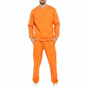 100% Cotton Made Rhinestone <b>Sweat</b> <b>Suit</b> Pakistan Manufacture High Quality Best Selling Rhinestone <b>Sweat</b> <b>Suit</b> - Product Image 1