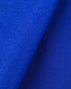 Men's Two-Piece Customizable Blue Hooded Sweatshirt Set Casual Winter Wear French Terry Knitted Breathable 380g Cotton Polyester - Product Image 6