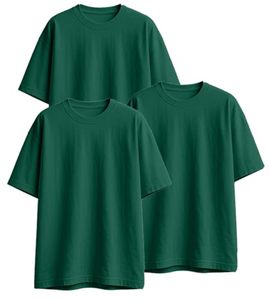 Multicolour <b>Mens</b> Relaxed Fit T <b>Shirt</b> Oversized Silhouette Colourful Half Sleeve Casual Wear Modern Fashion 100% Cotton - Product Image 1