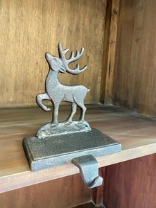 Durable Iron Christmas <b>Stocking</b> <b>Holder</b> Set Decorative Mantel Hooks for Home Decor feltsocks - Product Image 2