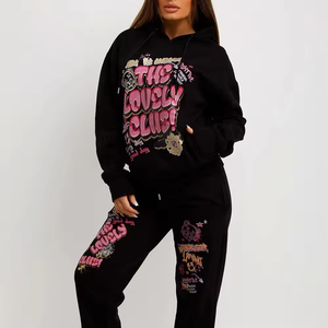 Conjunto Deportivo para Mujer, Ropa Urbana, Nuevo Conjunto Deportivo para Adultos, Personalizado, Informal, 100% Algodón - Product Image 6