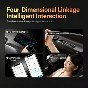 Sillón de Masaje de Lujo con Masajeador de Piernas, 5 Niveles de Intensidad, Calor <span class=keywords><strong>en</strong></span> <span class=keywords><strong>la</strong></span> Cintura 55 ° C, Motor Dual, Solución para el Cuidado de Personas Mayores - Product Image 3