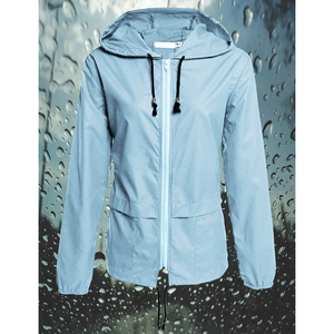 เสื้อกันฝนผู้ชายแบบมีฮู้ดน้ำหนักเบา พับเก็บได้ สำหรับฤดูหนาว สวมใส่สบาย กันน้ำ กันลม เหมาะสำหรับผู้ใหญ่ ใช้ได้ทั่วไปกลางแจ้ง - Product Image 1