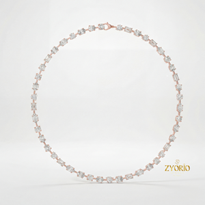 Collar con Colgante de Cadena de Eslabones de Plata de Ley 925 con Forma de Corazón Romántico y Diamantes, Joyería Fina para Mujer, Compromiso, Boda - Product Image 3