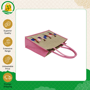 ผลิตในอินเดีย คุณภาพพรีเมียม ดีไซน์หรูหรา ขายส่งกระเป๋าช้อปปิ้งสไตล์โบฮีเมียนทำจากผ้าปอกระเจา ในราคาตลาดที่แข่งขันได้ - Product Image 2