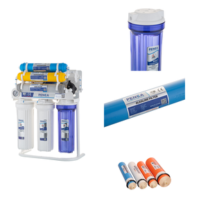 ระบบบําบัดน้ําเสียแบบรีเวิร์สออสโมซิส RO ในที่อยู่อาศัย - 8 ขั้นตอนพร้อมเครื่องกรองตัวกรองดีไซน์กะทัดรัดปั๊มบูสเตอร์ - Product Image 2