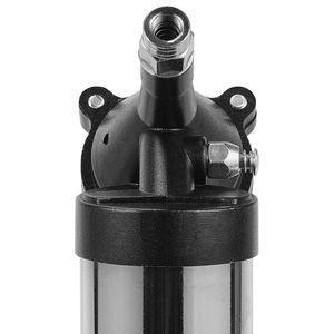 Pistola per ingrassaggio ad aria compressa in acciaio da 6000 PSI, capacità 14 OZ/400 CC, con tubo flessibile da 18,5 pollici e 1 colore nero - Product Image 6