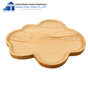 Thanh Tung Thinh Wooden Deer Serving Tray Matte Finish Cute Design For Party Decorations - Product Image 6