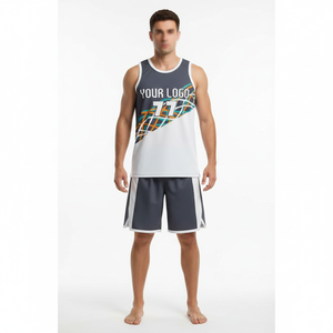 Maillot de basket personnalisé : options d'impression et de broderie, tissu polyester respirant, service OEM, uniforme de basket sur mesure - Product Image 1