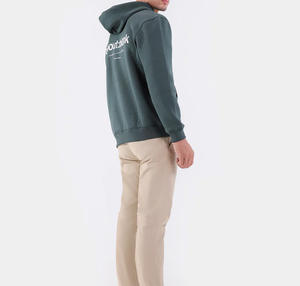 Vente en gros de sweats à capuche unisexes vintage streetwear de haute qualité, personnalisables, service OEM, hiver, motif uni, épais - Product Image 5