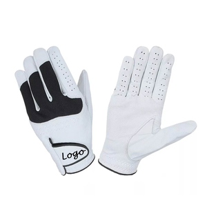 Gant de golf en cuir véritable vert pour droitier, antidérapant, unisexe, protection sportive, fermeture à enfiler, imperméable, séchage rapide, utilisation sur la plage - Product Image 2