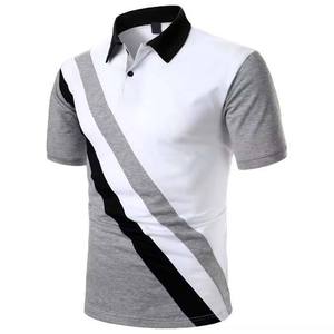 Camiseta Polo de Hombre de Alta Calidad, Transpirable, de Algodón, para Verano 2026, Estilo de Manga Corta, con Bordado en Color de Contraste e Impresión - Product Image 1