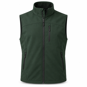 High Quality Soft Shell <b>Vest</b> Fleece <b>Waistcoat</b> for Winter Stand Collar Mountaineering Hiking Softshell <b>Vest</b> - Product Image 1