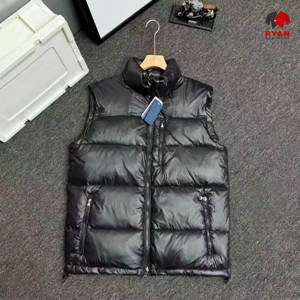 Gilet matelassé imperméable et respirant personnalisé Ryan Pro Gear pour hommes, fermeture éclair avec logo personnalisé, conception ODM - Product Image 4