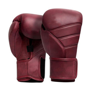 Guantes de Boxeo Ecológicos para Hombre, Cuero Vegano Sostenible, Cierre de Gancho y Bucle, 12oz 14oz 16oz, Guantes de Entrenamiento Transpirables - Product Image 1