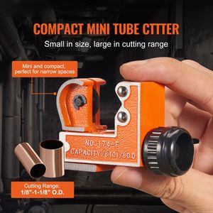 Mini Tagliatubi ad Alta Velocità SKD per Lavori Pesanti, Diametro Esterno da 1/8'' a 1 1/8'' Utensile Tagliatubi in Rame Compatto e Pratico - Product Image 2