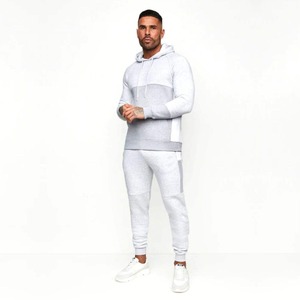 Wholesale Custom Logo Full Zip <b>Pullover</b> Hoodies <b>Men</b> Nylon Windproof Waterproof Two-Piece Sportswear Jogger Sweatsuits Tracksuit - Product Image 1