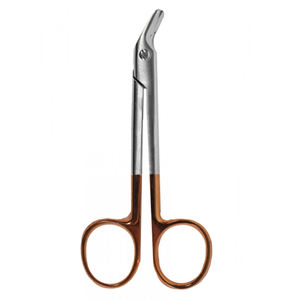 Ciseaux dentaires professionnels en acier inoxydable de qualité supérieure, type Mayo, droits et courbés, à commande manuelle, certifiés CE, avec poignée ergonomique - Product Image 4