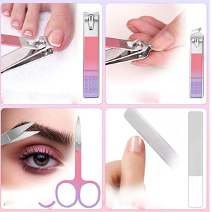 Premium Quality Manicure Pedicure <b>Kit</b> With Pouch Stainless Steel Pedicure Care Tools - Product Image 3