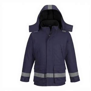 Veste de sécurité réfléchissante rouge avec capuche, coupe classique, pour la protection au travail et la sécurité - Product Image 6