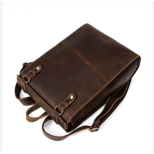 high quality <b>leather</b> <b>backpack</b> for travel work office collegeLarge Big Capacity <b>Leather</b> <b>Backpack</b> Full Grain <b>Leather</b> Cotton Unisex - Product Image 3